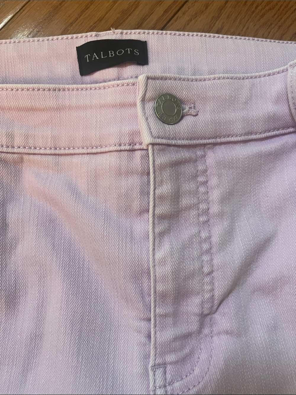 TALBOTS Slim Ankle Jean Women's 10 Lavender Purple Pants - Picture 2 of 6